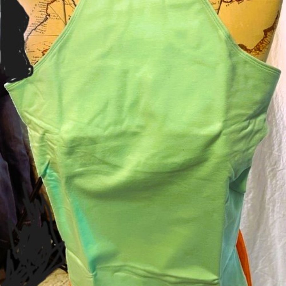 NWT VICTORIA SECRETS BY MODA INTERNATIONAL MINT RACER-BACK TANK SMALL